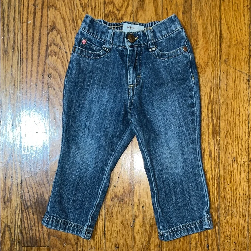 OshKosh B'gosh Classic Girls Blue Denim Jeans Size 18 Months